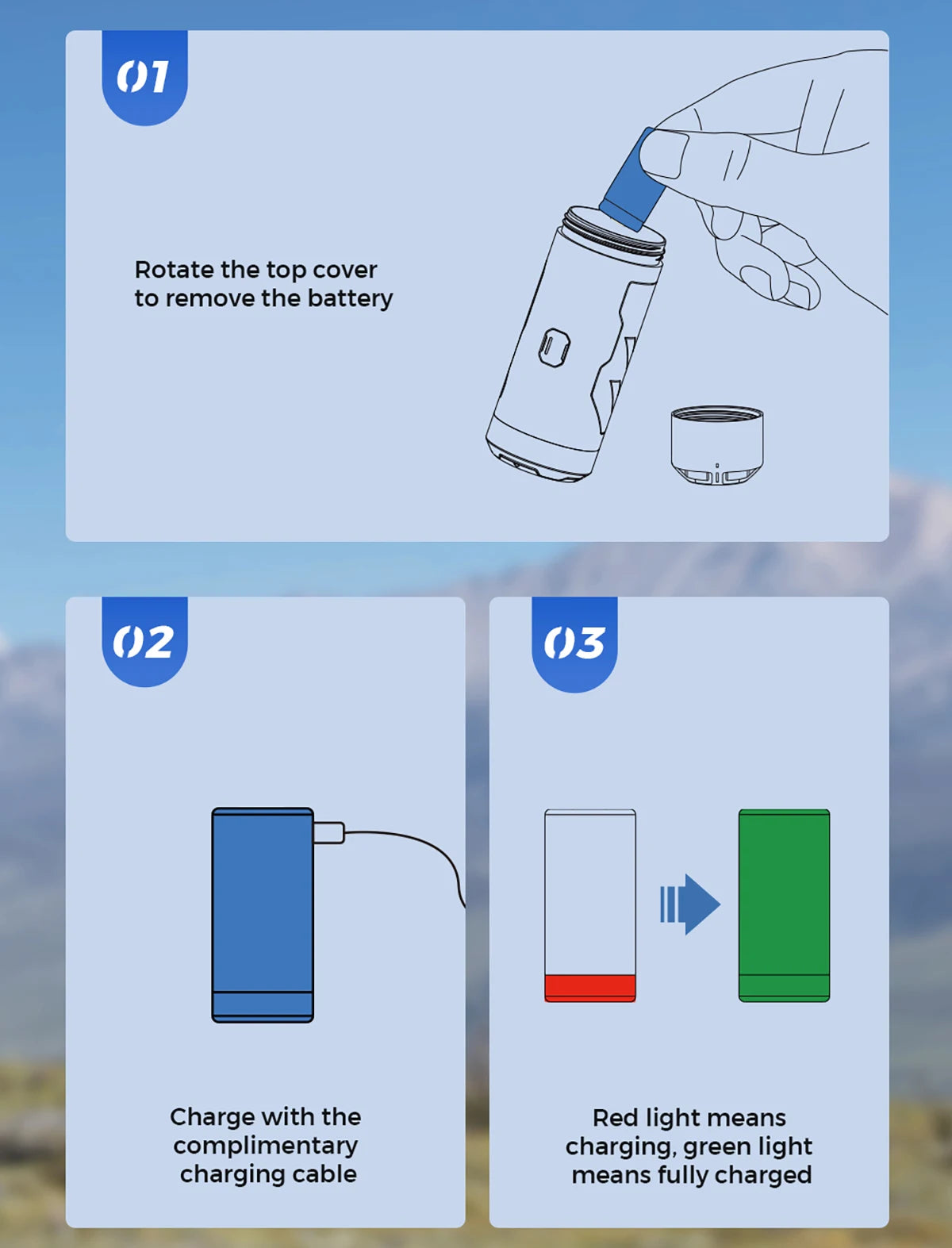 FLEXTAILGEAR ZERO PUMP - 34g Portable Camping Air Pump Electric Inflator for Sleeping Pads, 1 Rechargeable Battery Included