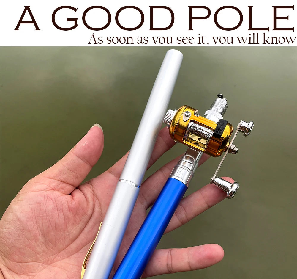 Fishing Rod Reel Combo Set