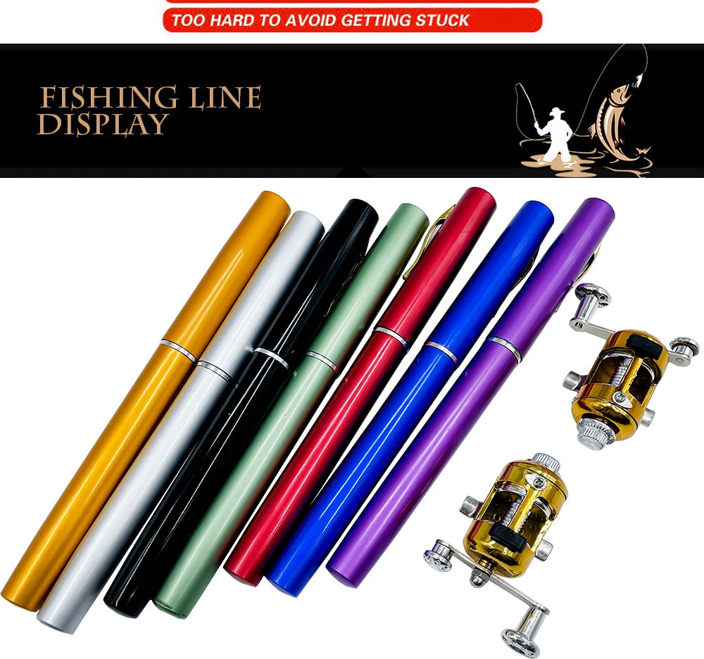 Fishing Rod Reel Combo Set