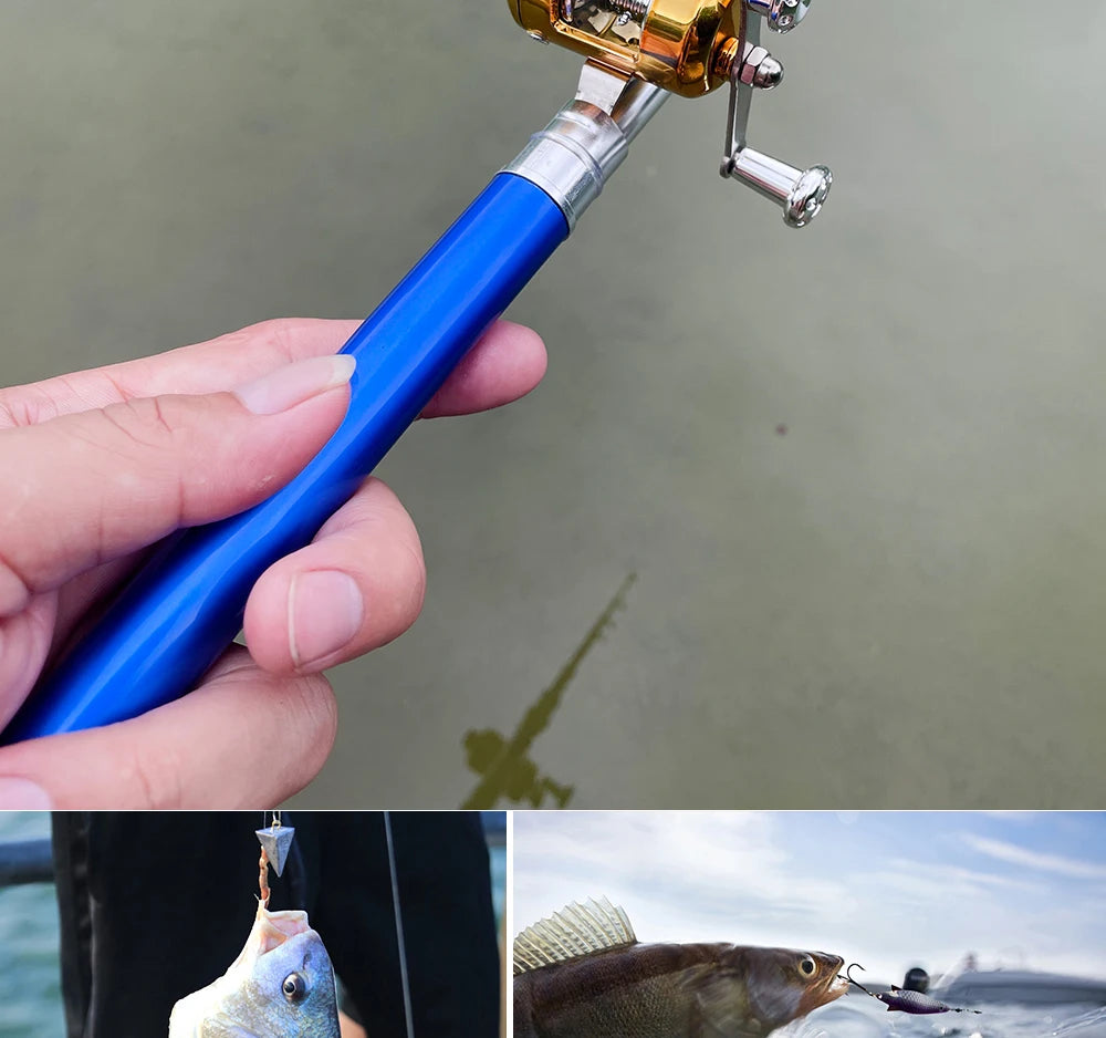 Fishing Rod Reel Combo Set