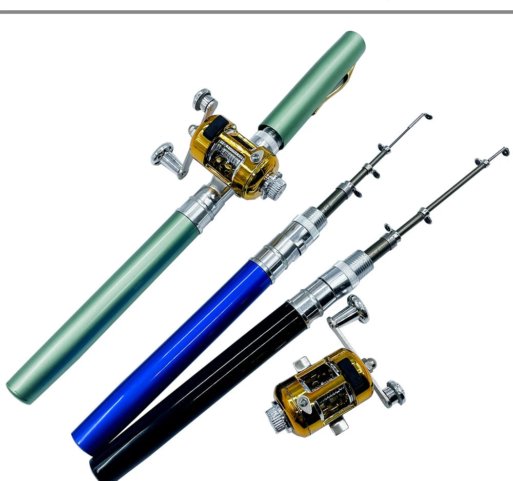Fishing Rod Reel Combo Set