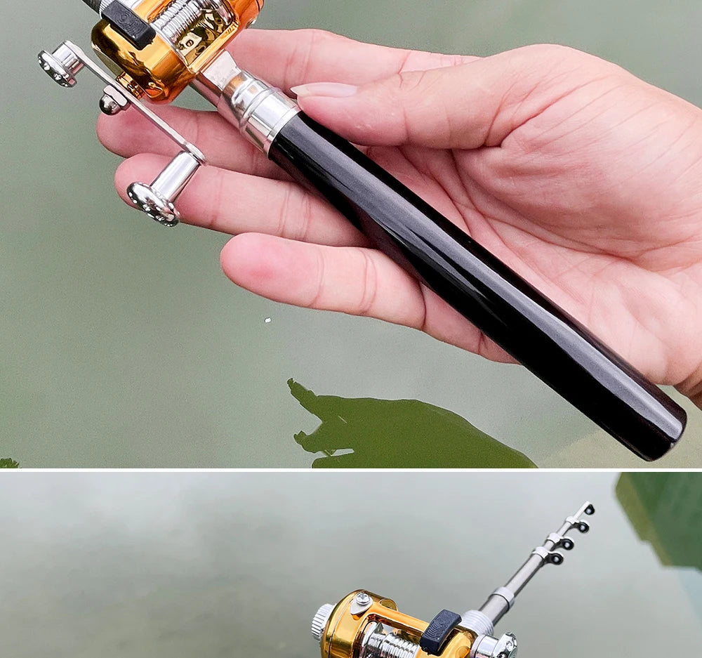 Fishing Rod Reel Combo Set