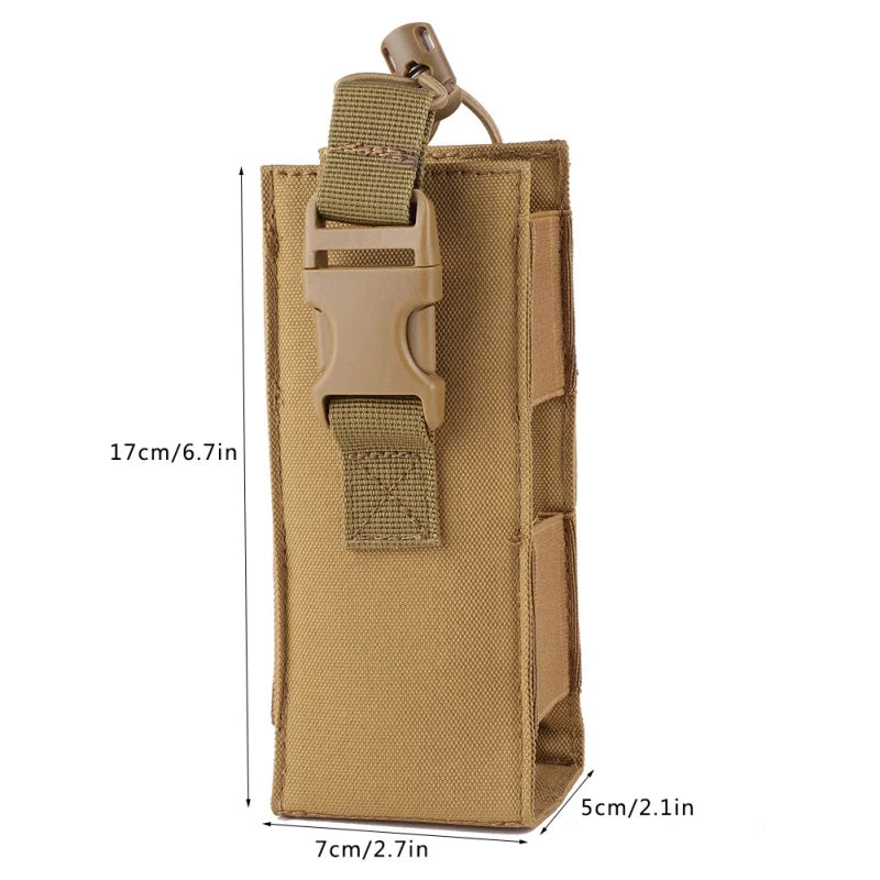 Molle Water Bottle Holster Pouch Outdoor Sports Riding Camping Hiking Hunting Travel Canteen Kettle Holder EDC Tool Waist Bag
