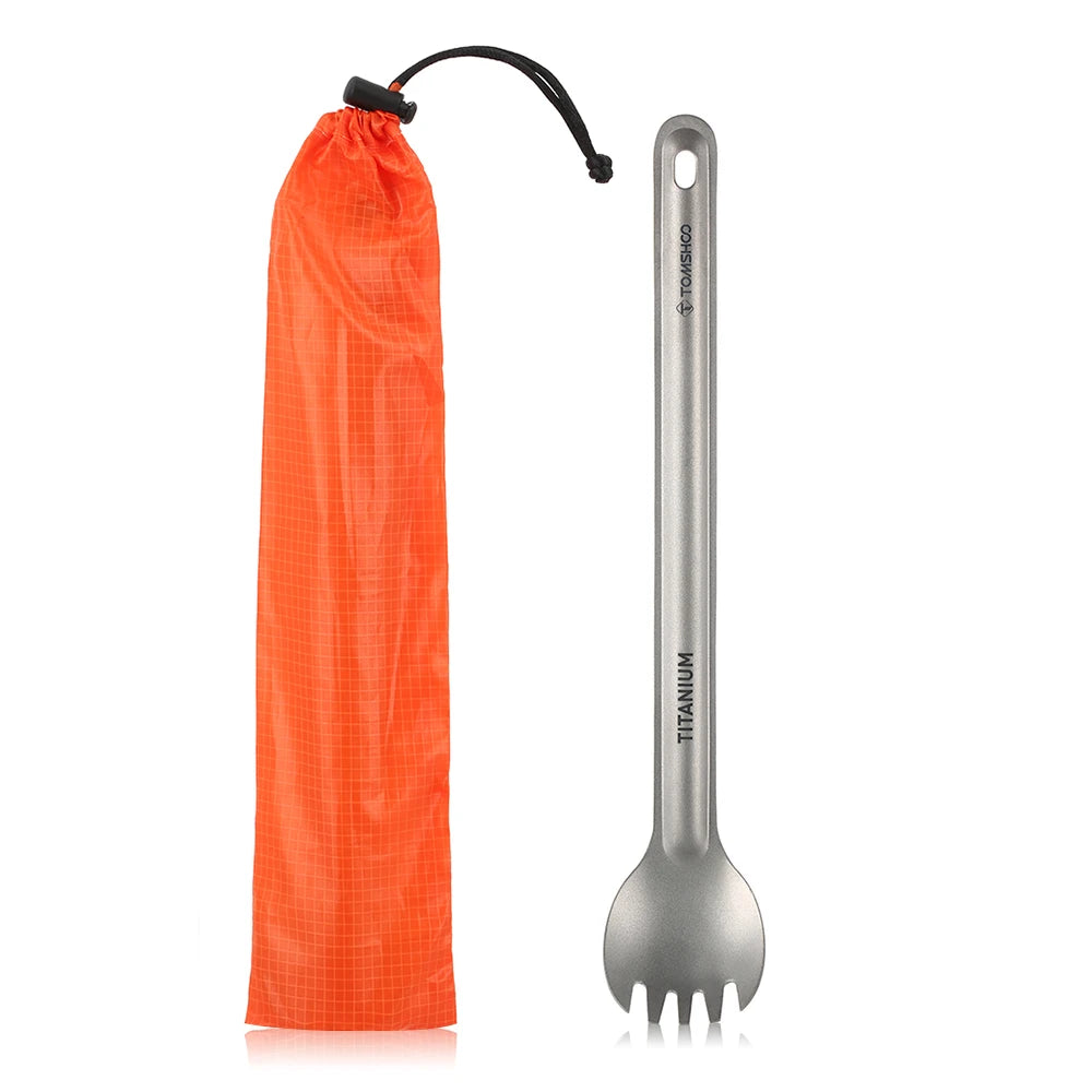 Tomshoo Titanium Long Handle Spoon