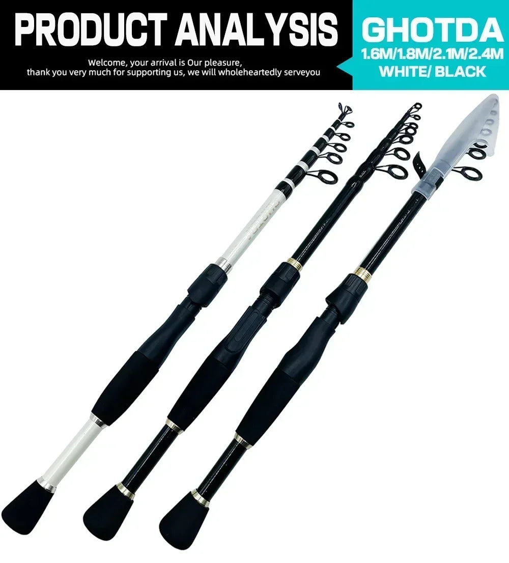 Fishing Rod and Reel Combo Baitcasting