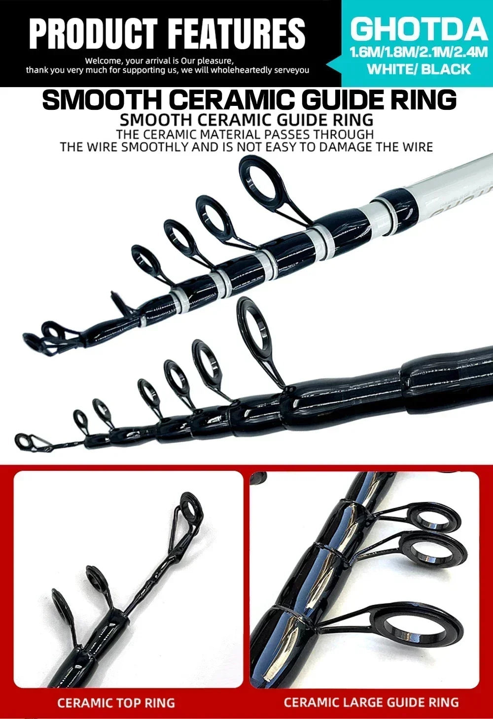 Fishing Rod and Reel Combo Baitcasting