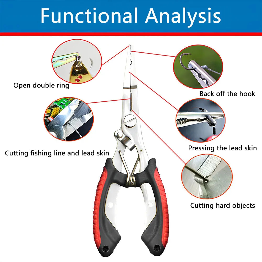 Ergonomics Anti-slip Fish Pliers
