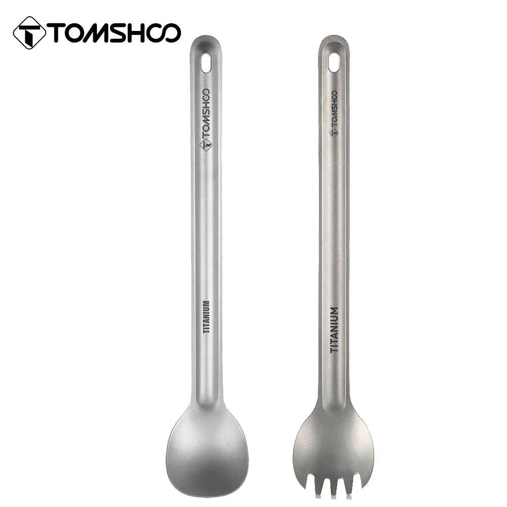 Tomshoo Titanium Long Handle Spoon