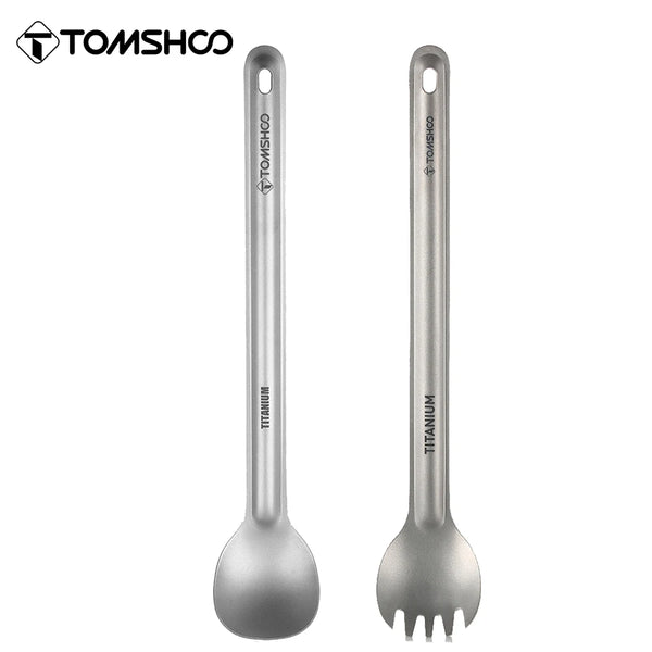 Tomshoo Titanium Long Handle Spoon