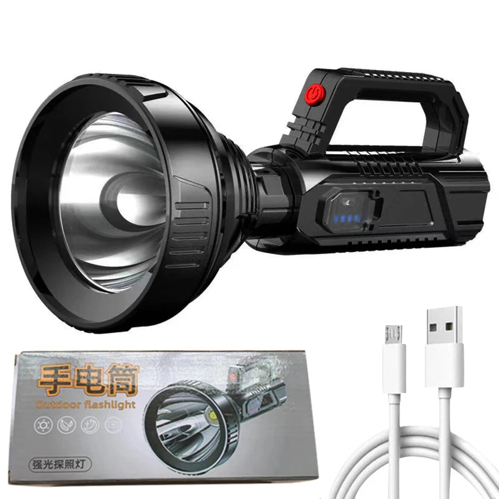 Handheld Spotlight USB Rechargeable Light Torch