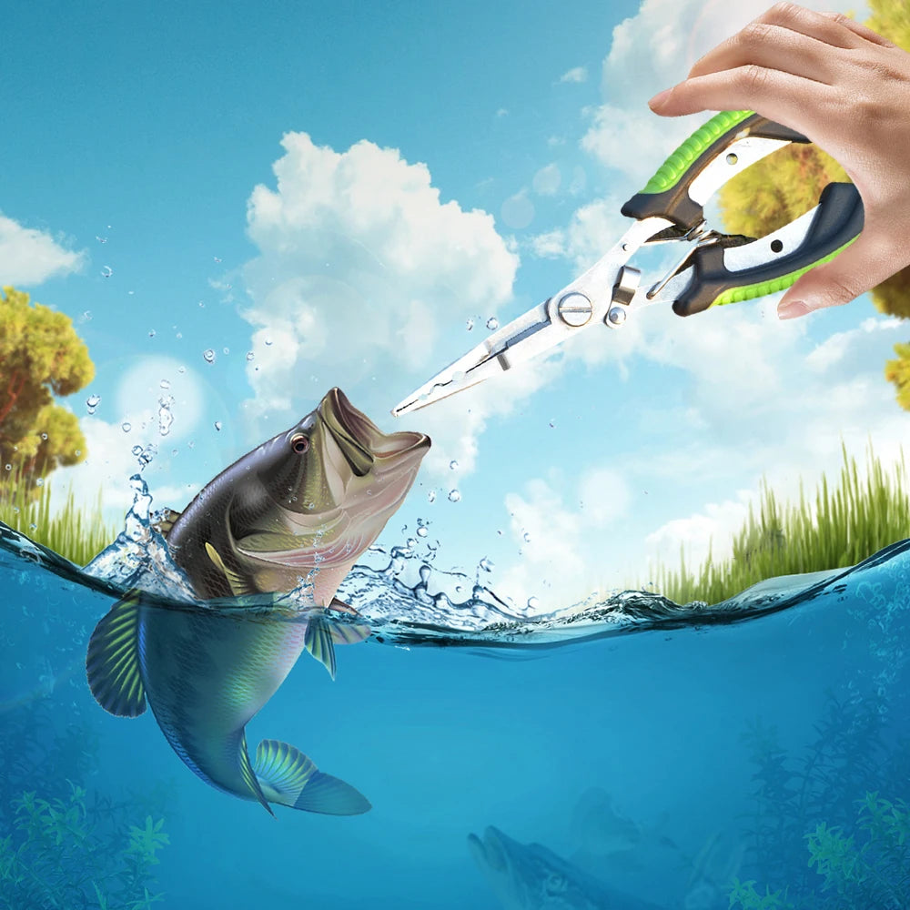 Ergonomics Anti-slip Fish Pliers