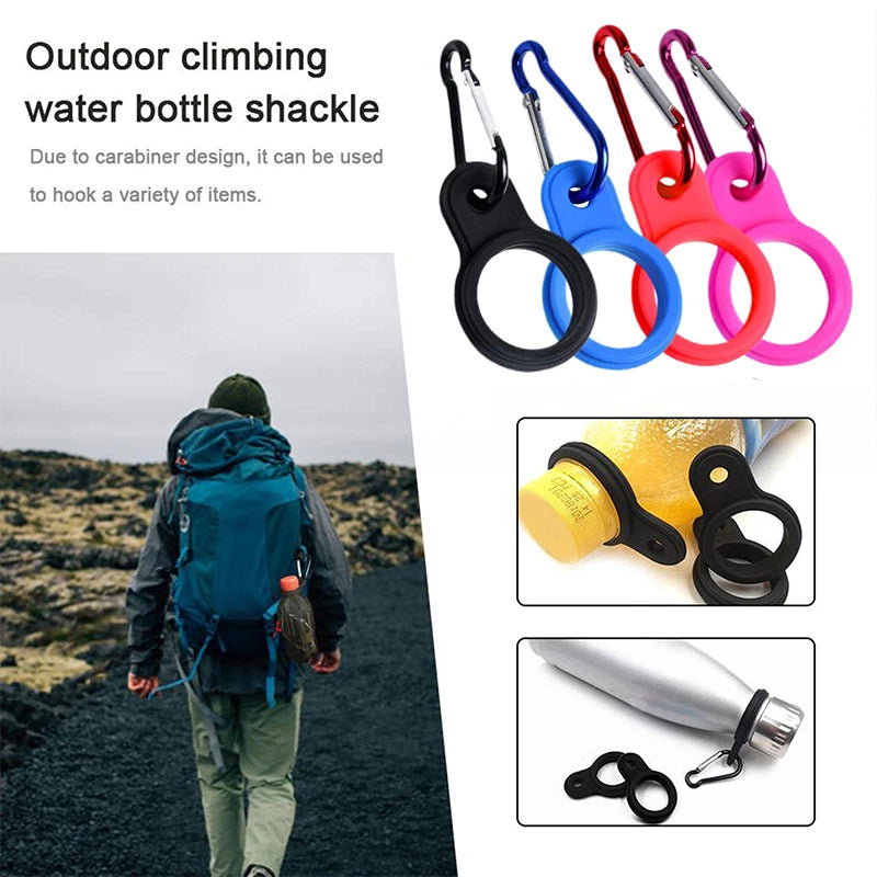 Aluminum Sports Kettle Buckle Water Bottle Carabiner