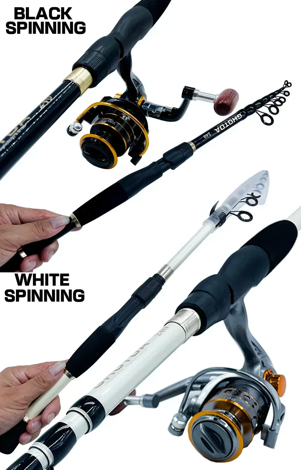 Fishing Rod and Reel Combo Baitcasting