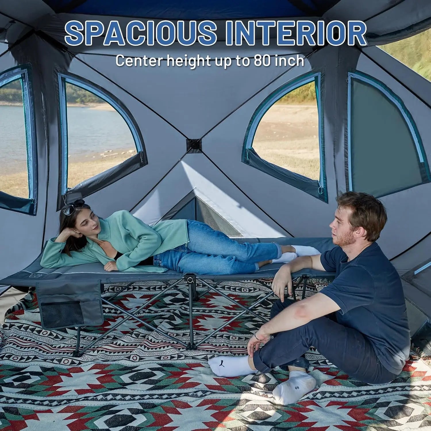 Portable Weather Resistant Camping Tent