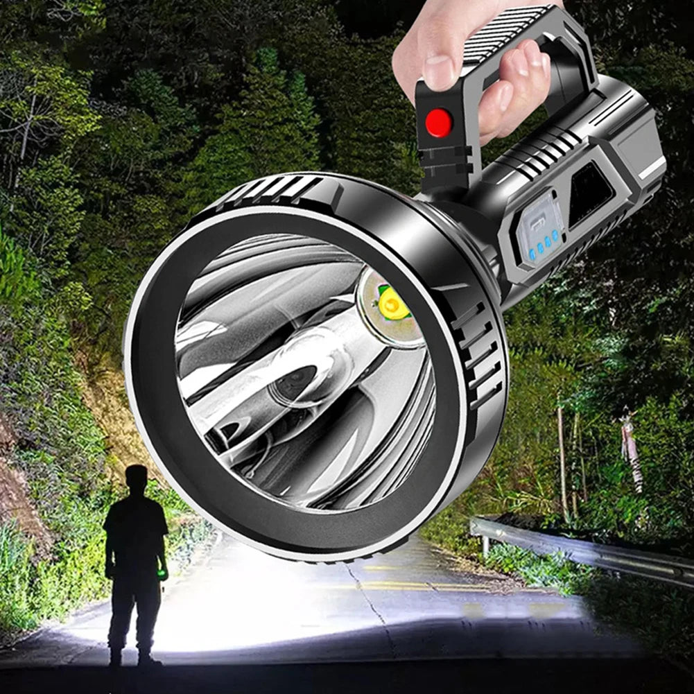 Handheld Spotlight USB Rechargeable Light Torch