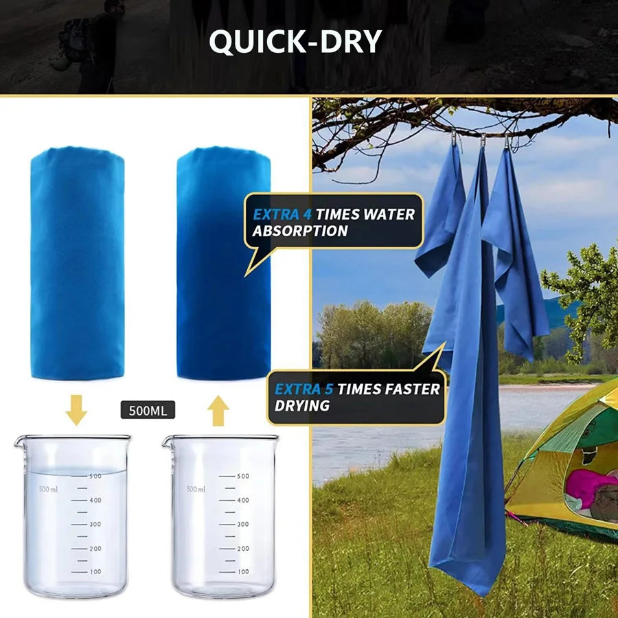 Quick-Drying Camping Hiking Towel 40x80CM