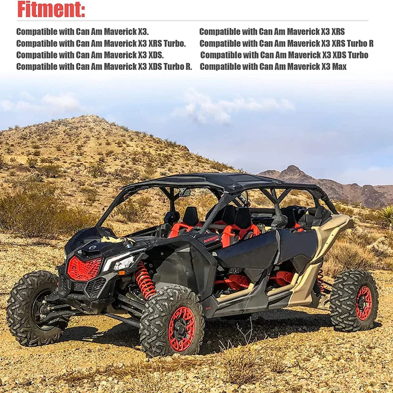 UTV X3 Maverick Side Storage Door Bag Front Upper Door Bags Knee Pad Car Organizer Fits For Can Am Maverick X3 XDS Turbo R
