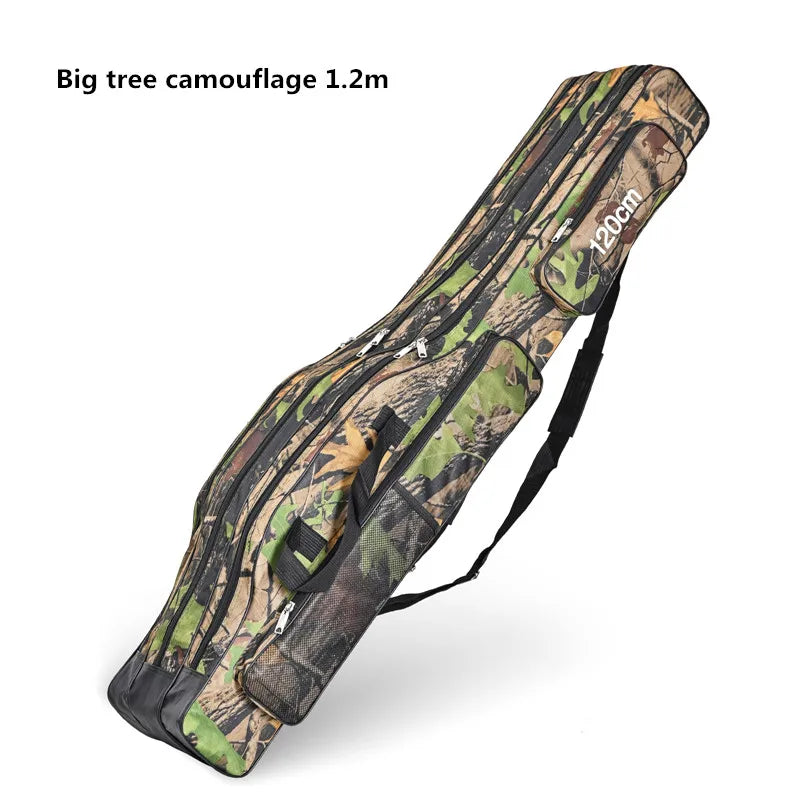 Three-layer Foldable Fishing Rod Bag