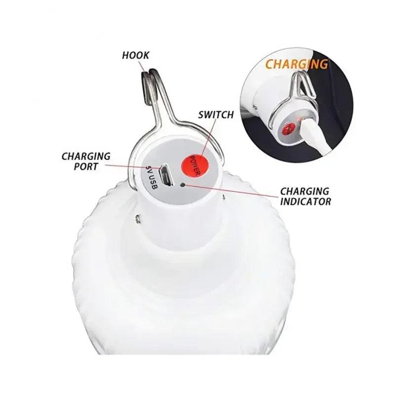 Rechargeable Camping Equipment LED Emergency Light