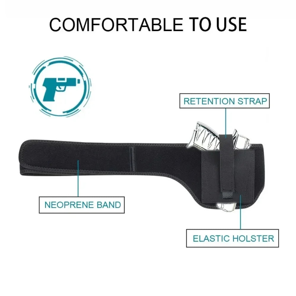 Hot 1PC Outdoor Gun Holster Holster Multifunctional Concealed Carrying Waist Universal Stock Belt Pistol for Tactical Equipment