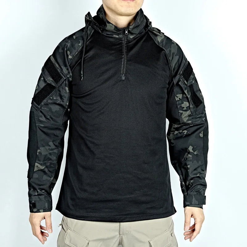 Breathable Detachable Hooded Camping Top