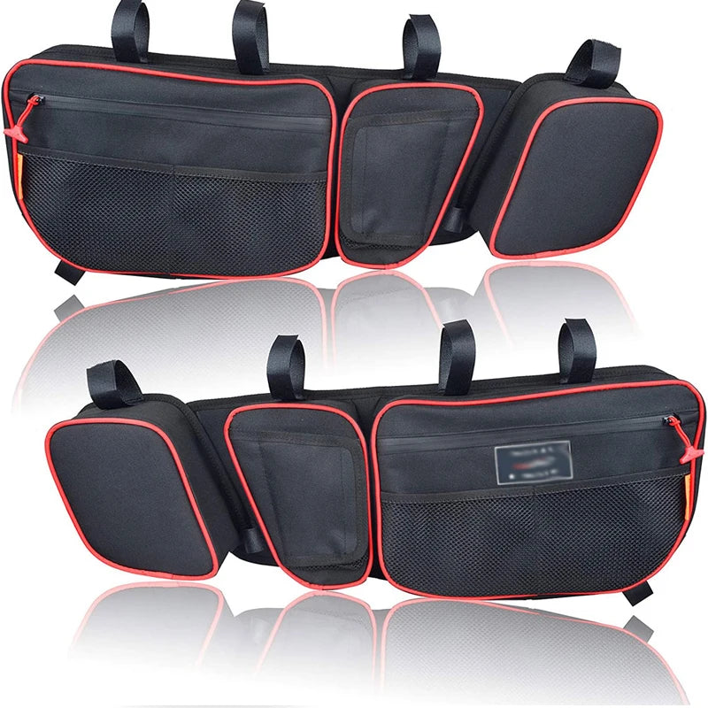 UTV X3 Maverick Side Storage Door Bag Front Upper Door Bags Knee Pad Car Organizer Fits For Can Am Maverick X3 XDS Turbo R