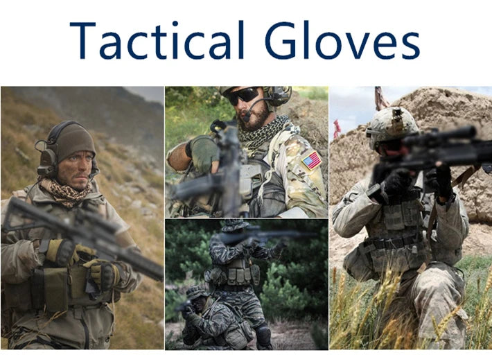 OutdoorTactical five fingers Gloves Hard Knuckle Paintball Airsoft Hunting Combat Ridin Motorcycle glog Hiking Half Finger Glove