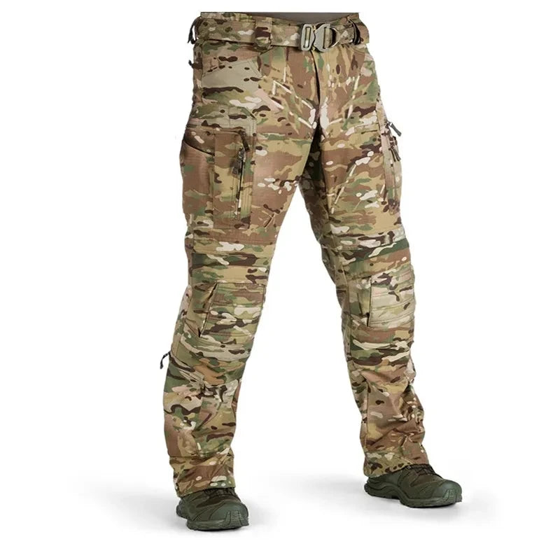 Camo multi-lens black trekking safari suit