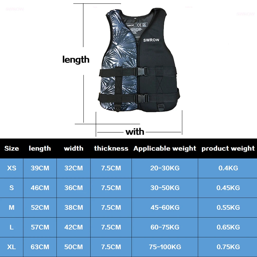 SWROW Water Sport Buoyancy Jacket