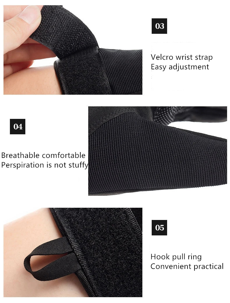 OutdoorTactical five fingers Gloves Hard Knuckle Paintball Airsoft Hunting Combat Ridin Motorcycle glog Hiking Half Finger Glove