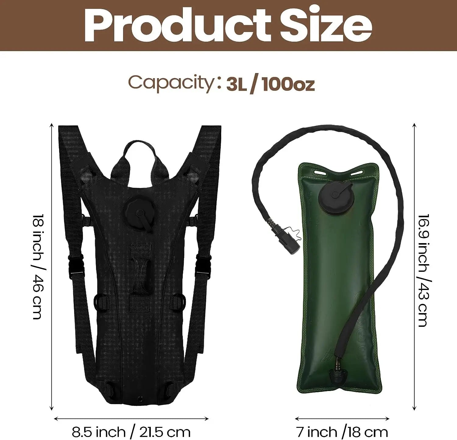 Sport Hydration Water-proof Nylon Water Bag