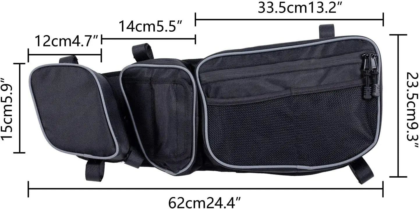UTV X3 Maverick Side Storage Door Bag Front Upper Door Bags Knee Pad Car Organizer Fits For Can Am Maverick X3 XDS Turbo R