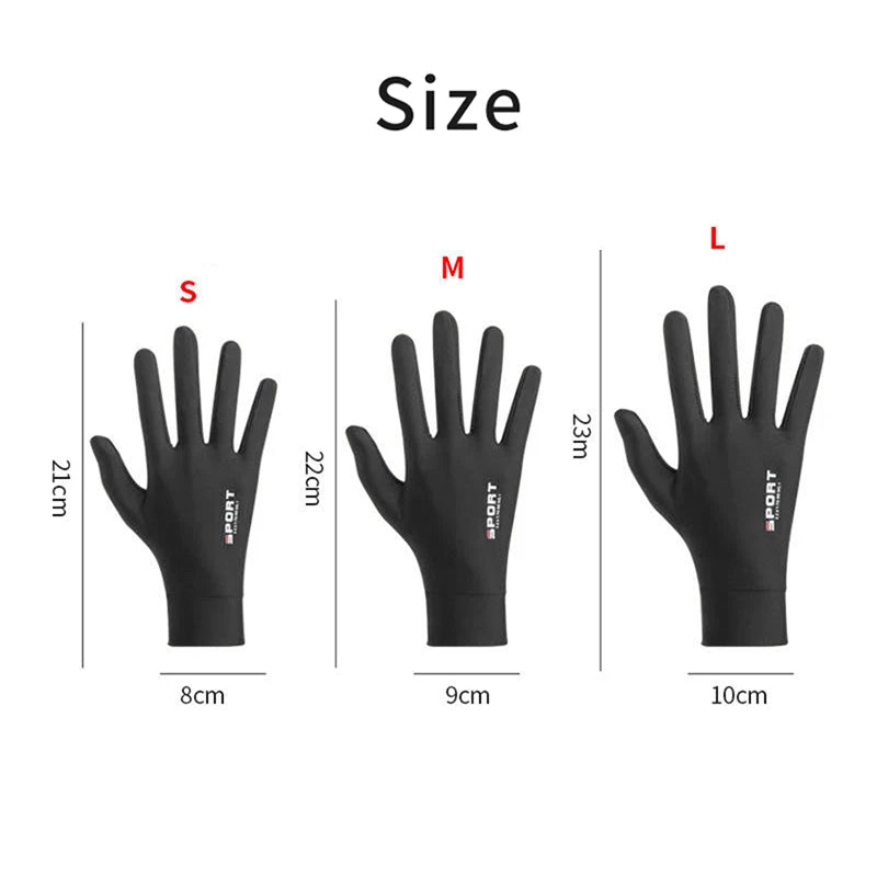Ice Silk Non Slip 5 Finger Diving Gloves