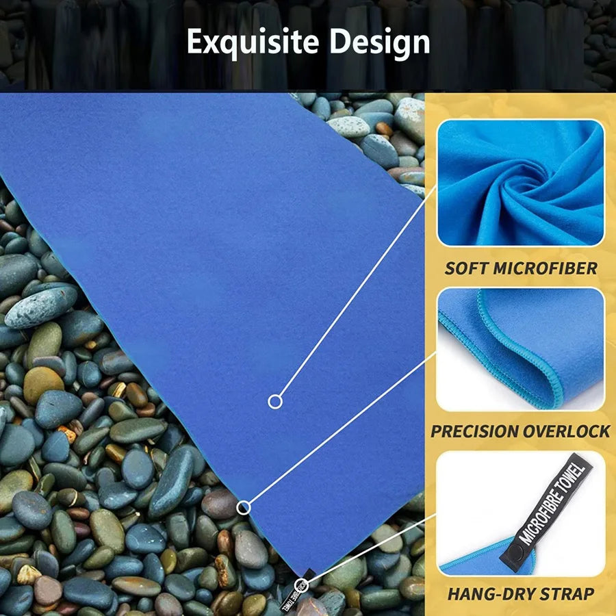 Quick-Drying Camping Hiking Towel 40x80CM